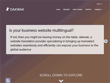 Tablet Screenshot of dakwak.com